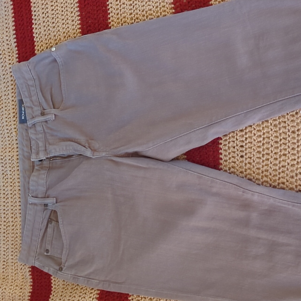 Bonobos Slim Straight Light Grey Travel Jeans - 33Wx32L
